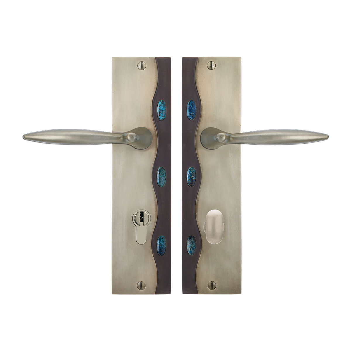 Solid Bronze Cayman Royale Lever Multipoint Entry Set
