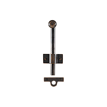 Solid Bronze 6 inch Surface Bolt