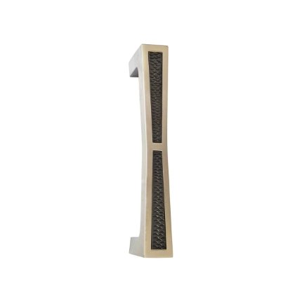 Solid Bronze Grande Manhattan 8 inch Door and Appliance Pull in Natural White