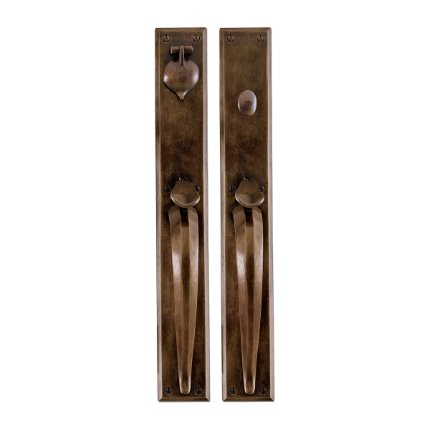 Solid Bronze Verona Thumblatch Mortise Entry Set
