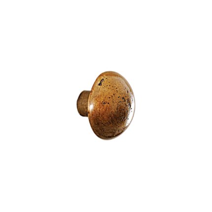 Solid Bronze Mushroom 1.25 inch Cabinet Knob 