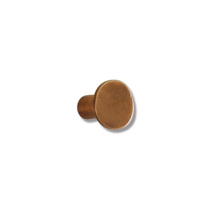Solid Bronze Round 1 inch Cabinet Knob 
