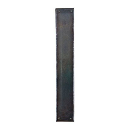 Hand Forged Iron Push 18 Inch Plate 