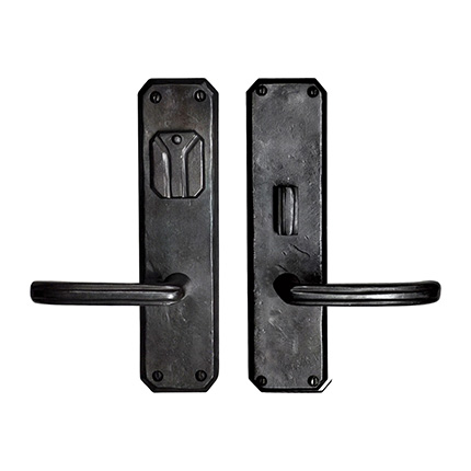 Hand Forged Iron Monte Vista Lever Mortise Entry Set 