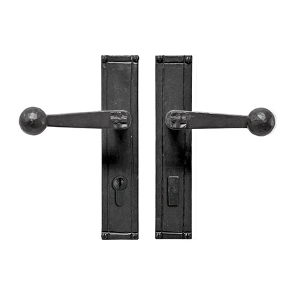 Hand Forged Iron Sierra Lever Multipoint Entry Set