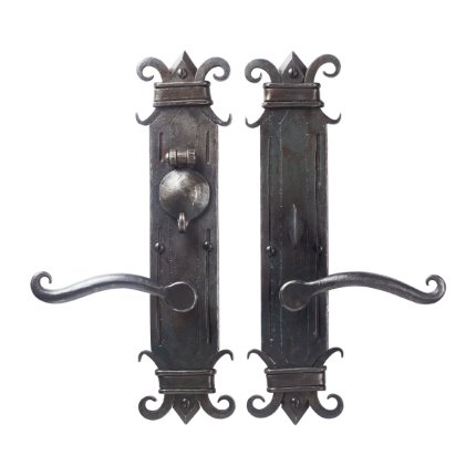 Hand Forged Iron Chateau US Mortise Set 