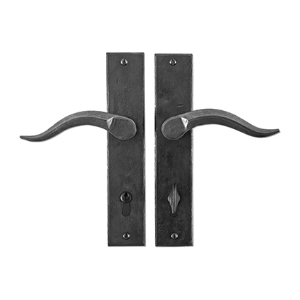 Hand Forged Iron Petite Verona Lever Multipoint Entry Set 