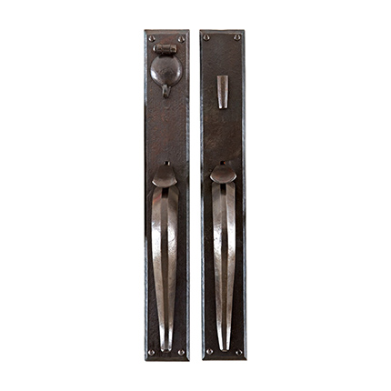 Hand Forged Iron Verona Thumblatch Mortise Entry Set 