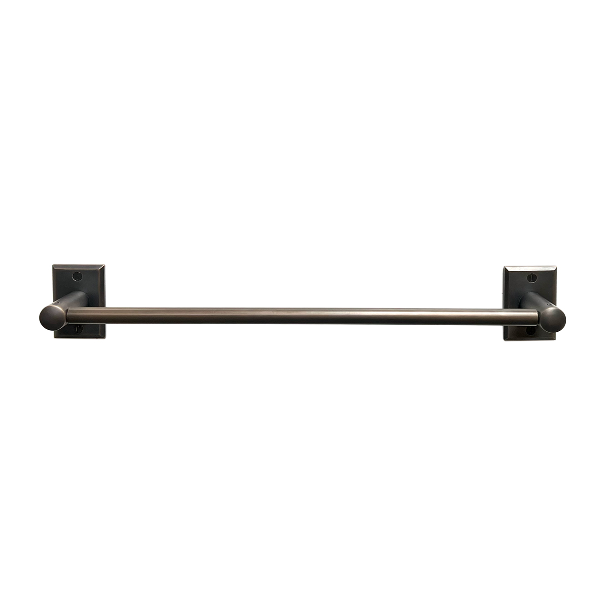 Solid Bronze Beveled Towel Bar 