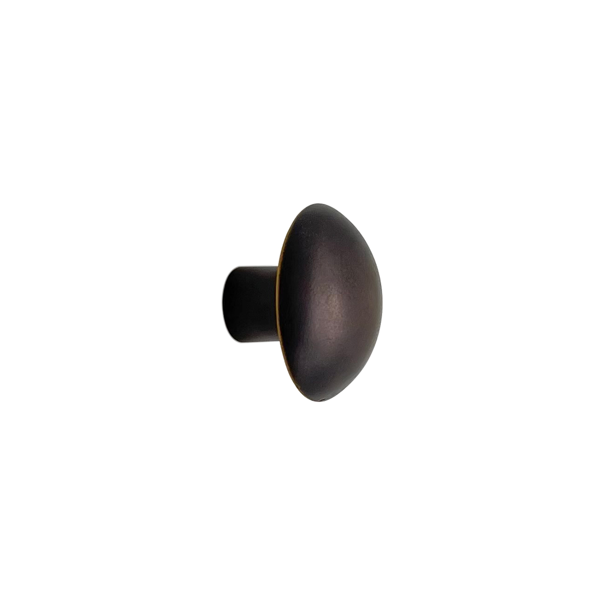 Solid Bronze Mushroom 1.25 inch Cabinet Knob 