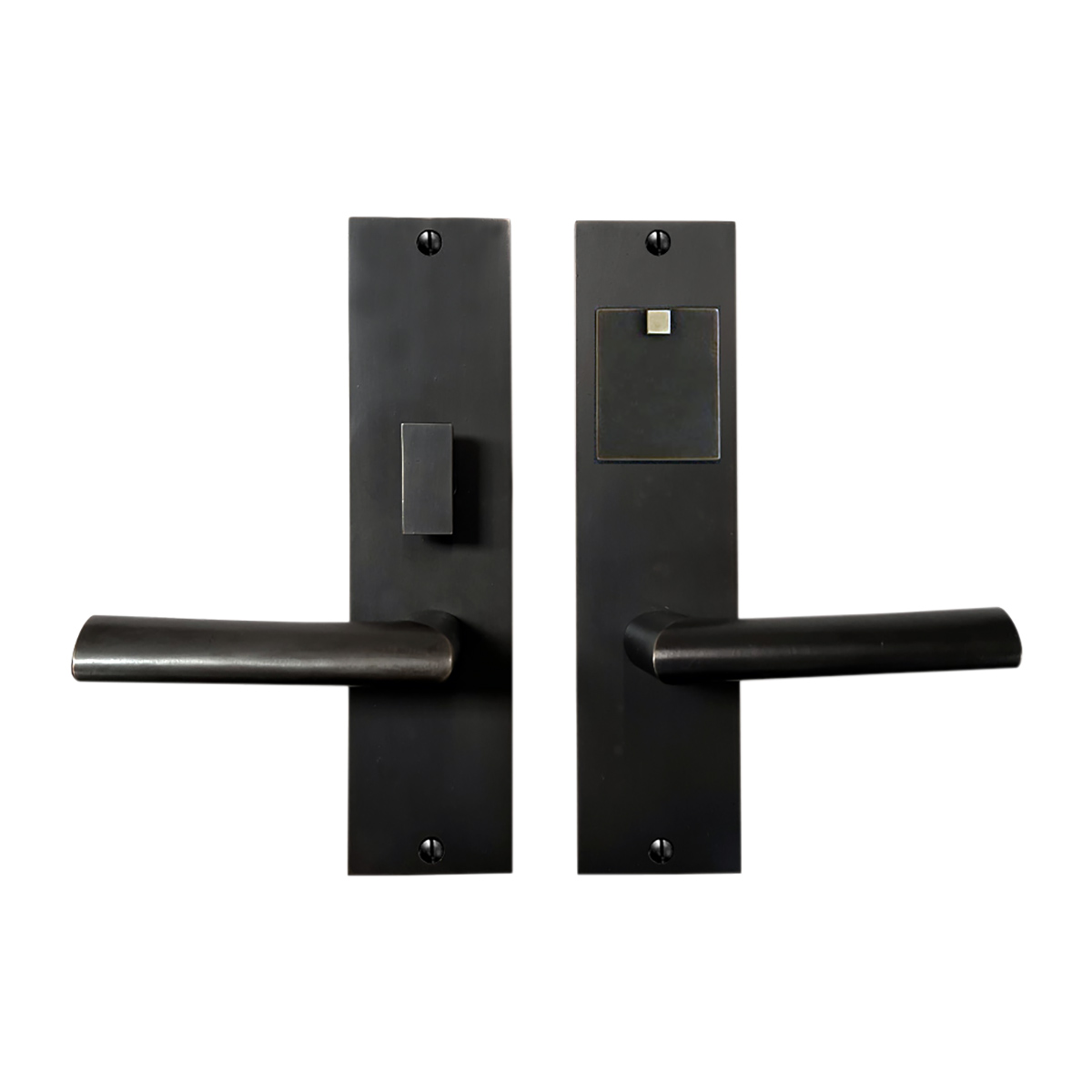 Solid Bronze Turner Lever Mortise Entry Set