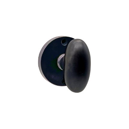 Brass Bermuda Knob with Round Escutcheon