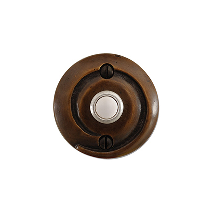 Solid Bronze Art Nouveau Door Bell Button