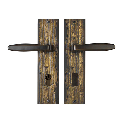 Solid Bronze Amalfi Lever Multipoint Entry Set