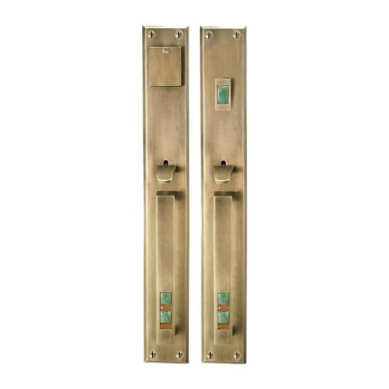 Solid Bronze Scottsdale Royale Thumblatch Mortise Entry Set