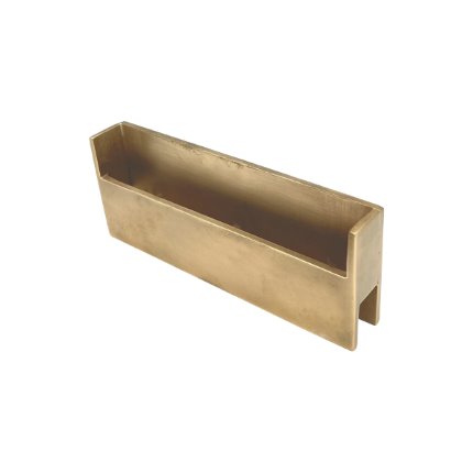 Solid Bronze Flush Cabinet Pull 