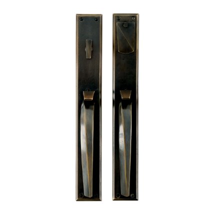 Solid Bronze Milan Thumblatch Mortise Entry Set 