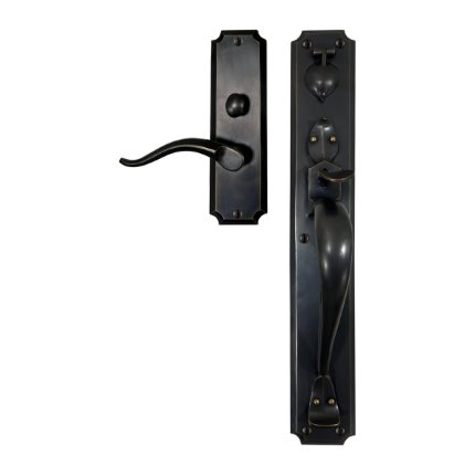 Solid Bronze Normandy Thumblatch-Lever Mortise Entry Set